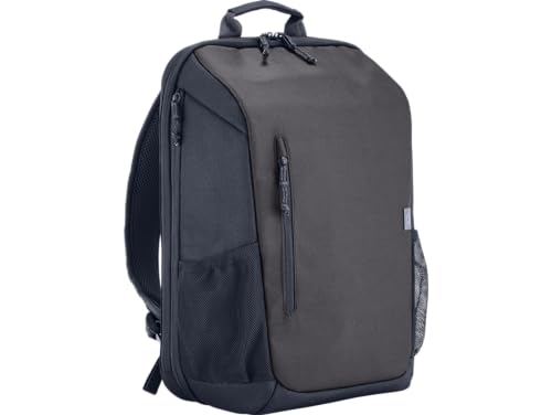 HP Laptop-Rucksack | für 15,6" Laptops | 18 L (nicht erweitert)/21 L (erweitert) | wasserabweisend | unisex | 510 g | verschließbare Reißverschlüsse | reflektierendes Material | RFID-Fach | Grau von HP