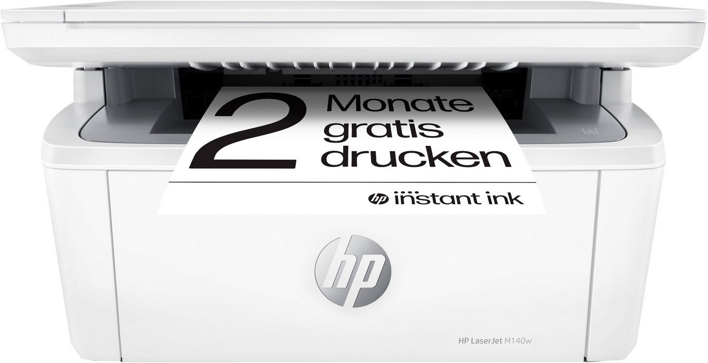 HP LaserJet M140w Multifunktionsdrucker, (Bluetooth, WLAN (Wi-Fi), 2 Monate gratis Drucken mit HP Instant Ink inklusive) von HP