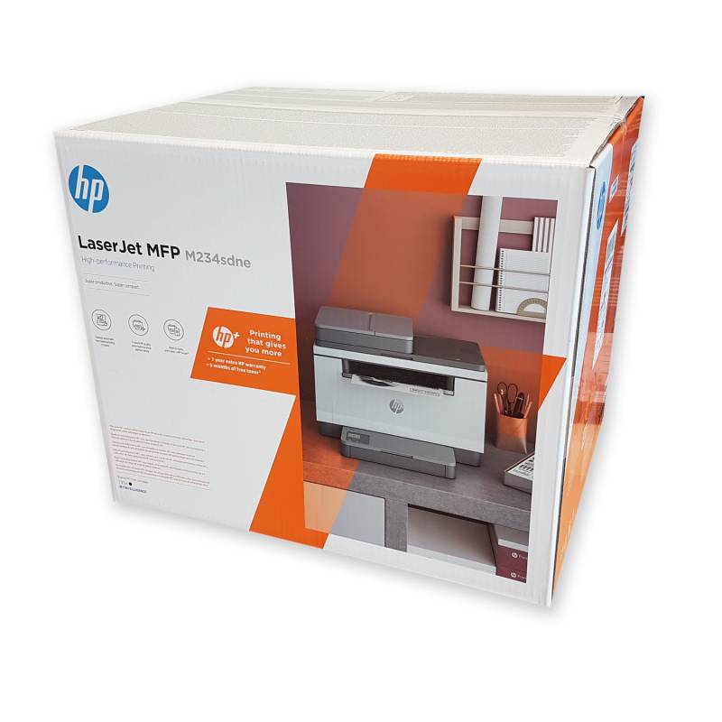 HP LaserJet MFP M234sdne Multifunktionslaserdrucker weiß/grau von HP