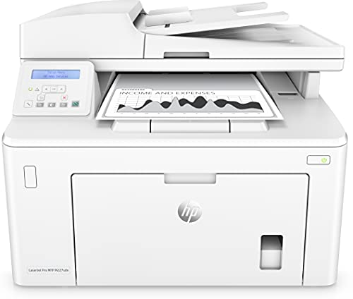 HP LaserJet Pro M227sdn Laser Multifunktionsdrucker (Schwarzweiß Drucker, Scanner, Kopierer, LAN, Airprint) weiß von HP