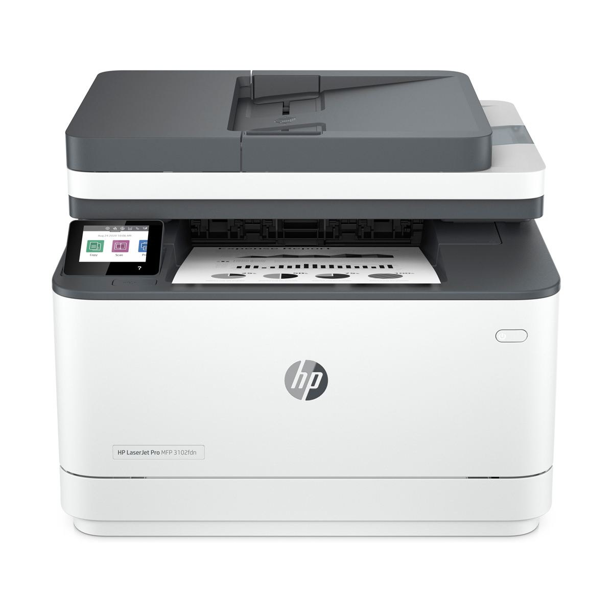 HP LaserJet Pro MFP 3102fdn - 4in1 Multifunktionsdrucker B-Ware Schwarz-Weiß, Drucken, Kopieren, Scannen, Faxen, Instant Ink von HP