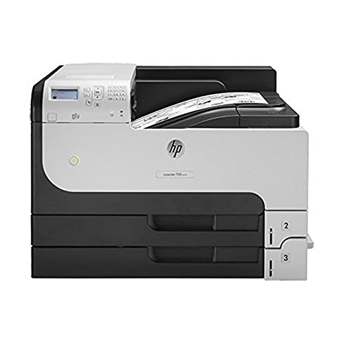 HP Laserjet Enterprise M712dn (CF236A) A3 SW-Laserdrucker (Duplex, HP ePrint, Airprint, LAN, USB, 1200 x 1200 dpi) schwarz/weiß von HP