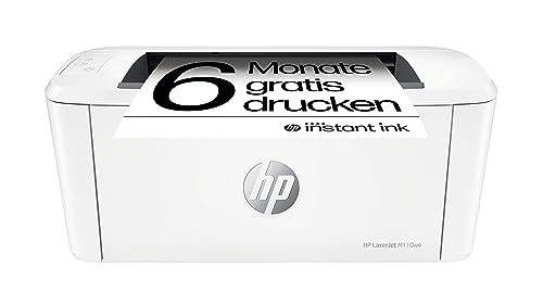 HP Laserjet M110we Laserdrucker, Monolaser, 6 Monate gratis drucken mit HP Instant Ink inklusive, HP+, Drucker, WLAN, Airprint, Schwarz-weiß-Drucker von HP