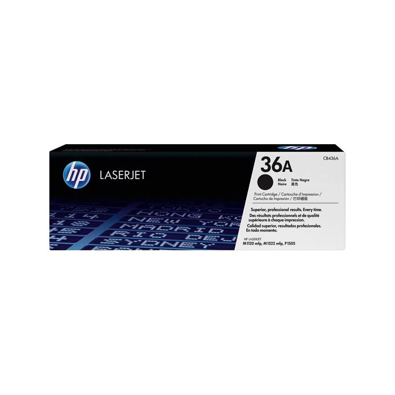 HP Lasertoner CB436A schwarz von HP