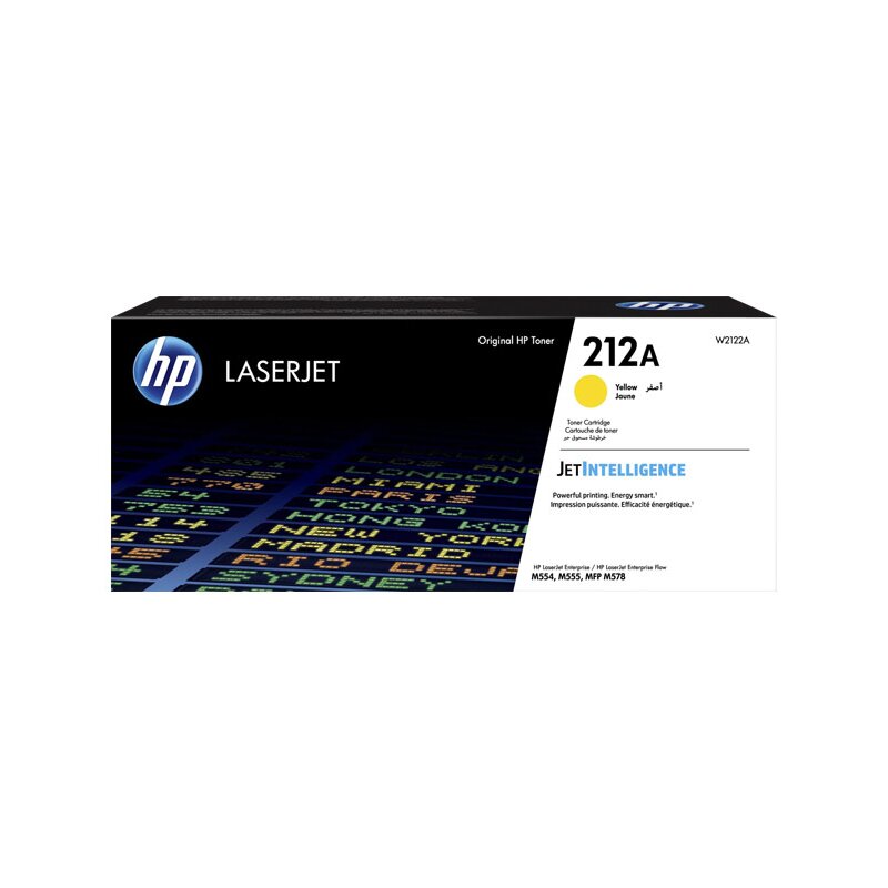 HP Lasertoner W2122A gelb von HP