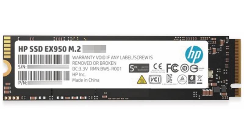 HP M.2 SSD EX950 GAMING, 2 TB, NVMe von HP