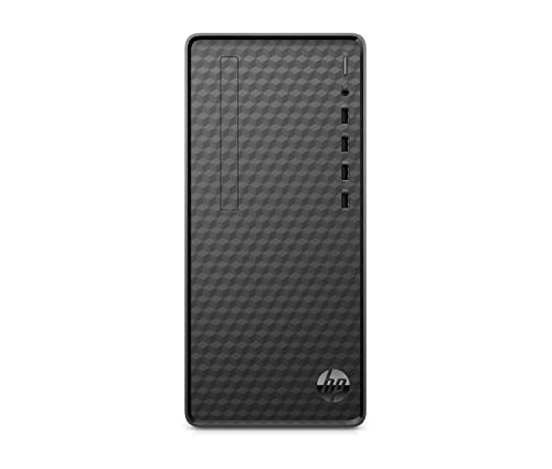 HP M01-F3000sl Desktop, AMD Ryzen 5 5600G, 16 GB RAM DDR4 Single Channel, 512 GB SSD NVMe PCIe, integrierte AMD Radeon Grafikkarte, hocheffizientes PSU Gold mit 180 W, Windows 11 Home, Schwarz von HP