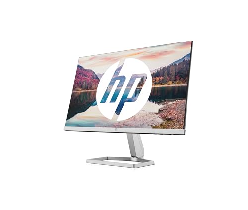 HP M22f Monitor - 21,5 Zoll Bildschirm, Full HD IPS Display, 75Hz, 5ms Reaktionszeit, VGA, HDMI 1.4, silber/schwarz von HP