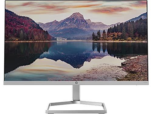 HP M22f Monitor - 21,5 Zoll Bildschirm, Full HD IPS Display, 75Hz, 5ms Reaktionszeit, VGA, HDMI 1.4, silber/schwarz von HP