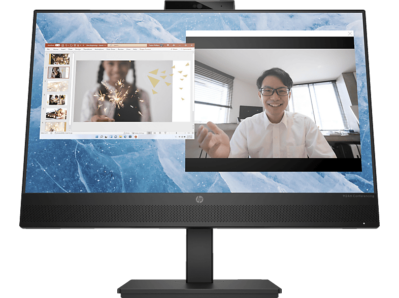 HP M24M (HSD-0116-A) 23,8 Zoll Full-HD Monitor (5 ms Reaktionszeit, 75 Hz) von HP