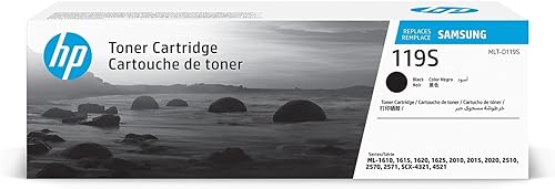 HP MLT-D119S/ELS (‎SU863A) Original Toner Cyan (Hohe Reichweite, Kompatibel mit: ML-1610, ML-2010/ML-2510/ML-2570/ML-2571N, SCX-4321/4521F) von HP
