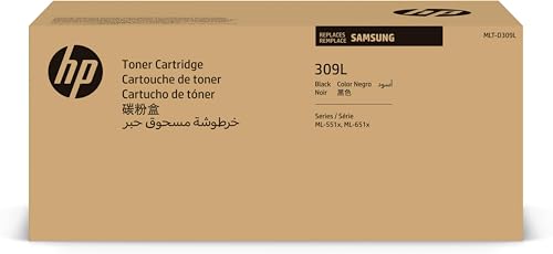 HP MLT-D309L (SV096A) Original Toner Schwarz (Hohe Reichweite, Kompatibel mit: ML-5510N, 5510ND, 6510ND) von HP