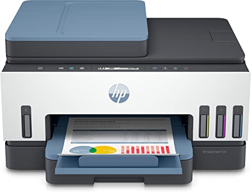 HP Multifunktionsdrucker Smart Tank 7306, Drucken, Scannen, Kopieren, AAD und WLAN, AAD mit 35 Blatt; Scannen auf PDF, beidseitiger Druck von HP