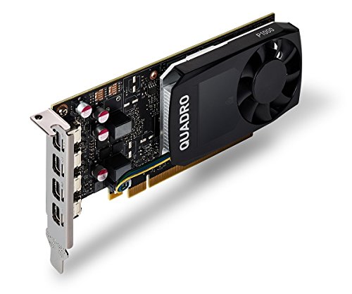 HP NVIDIA Quadro P1000 Grafikkarte mit 4 GB - Grafikkarten (4 GB, GDDR5, 128 Bit, 5120 x 2880 Pixel, PCI Express 3.0) von HP