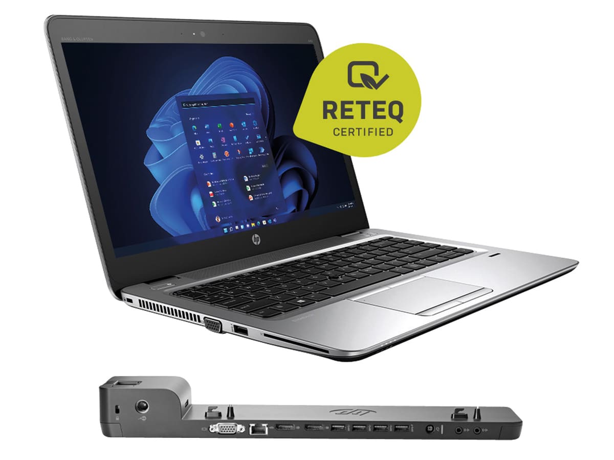 HP Notebook Elitebook 840 G3, 35,56 cm (14"), Intel i5, 16GB, 256 GB, Win10H, Refurbished von HP