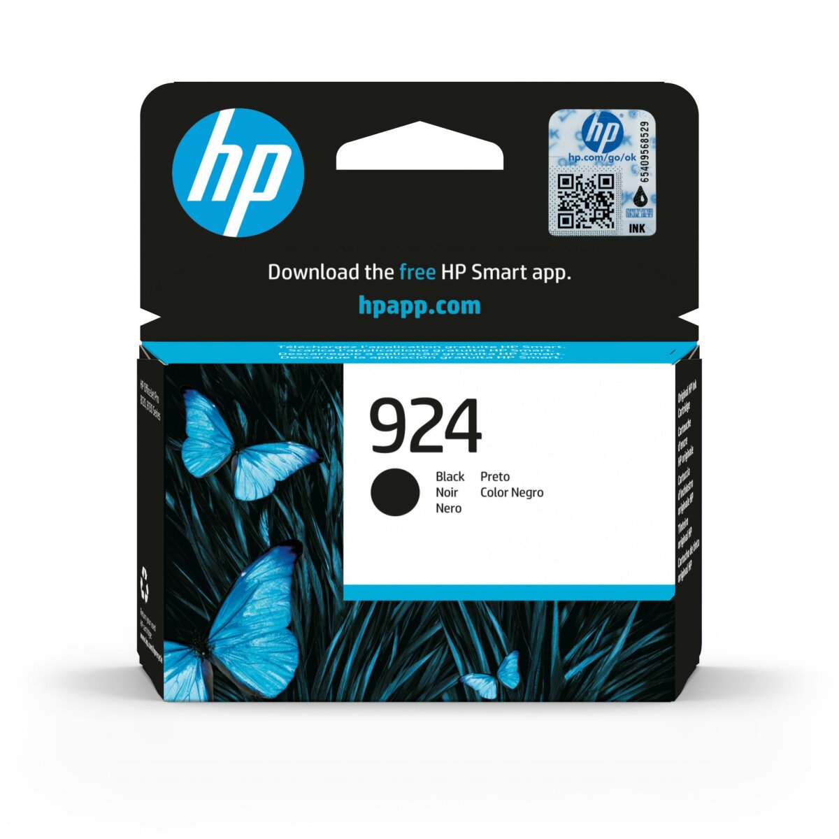 HP Nr. 924 black Druckerpatrone (Kompatibel für HP OfficeJet Pro 8120, HP OfficeJet Pro 8120 e, HP OfficeJet Pro 8122 e, HP OfficeJet Pro 8123, HP OfficeJet Pro 8124 e, HP OfficeJet Pro 8125 e, HP OfficeJet Pro 8130, HP OfficeJet Pro 8130 e, HP OfficeJet HP Nr. 924 black Druckerpatrone (Kompatibel für HP OfficeJet Pro 8120, HP OfficeJet Pro 8120 e, HP OfficeJet Pro 8122 e, HP OfficeJet Pro 8123, HP OfficeJet Pro 8124 e, HP OfficeJet Pro 8125 e, HP OfficeJet Pro 8130, HP OfficeJet Pro 8130 e, HP OfficeJet von HP