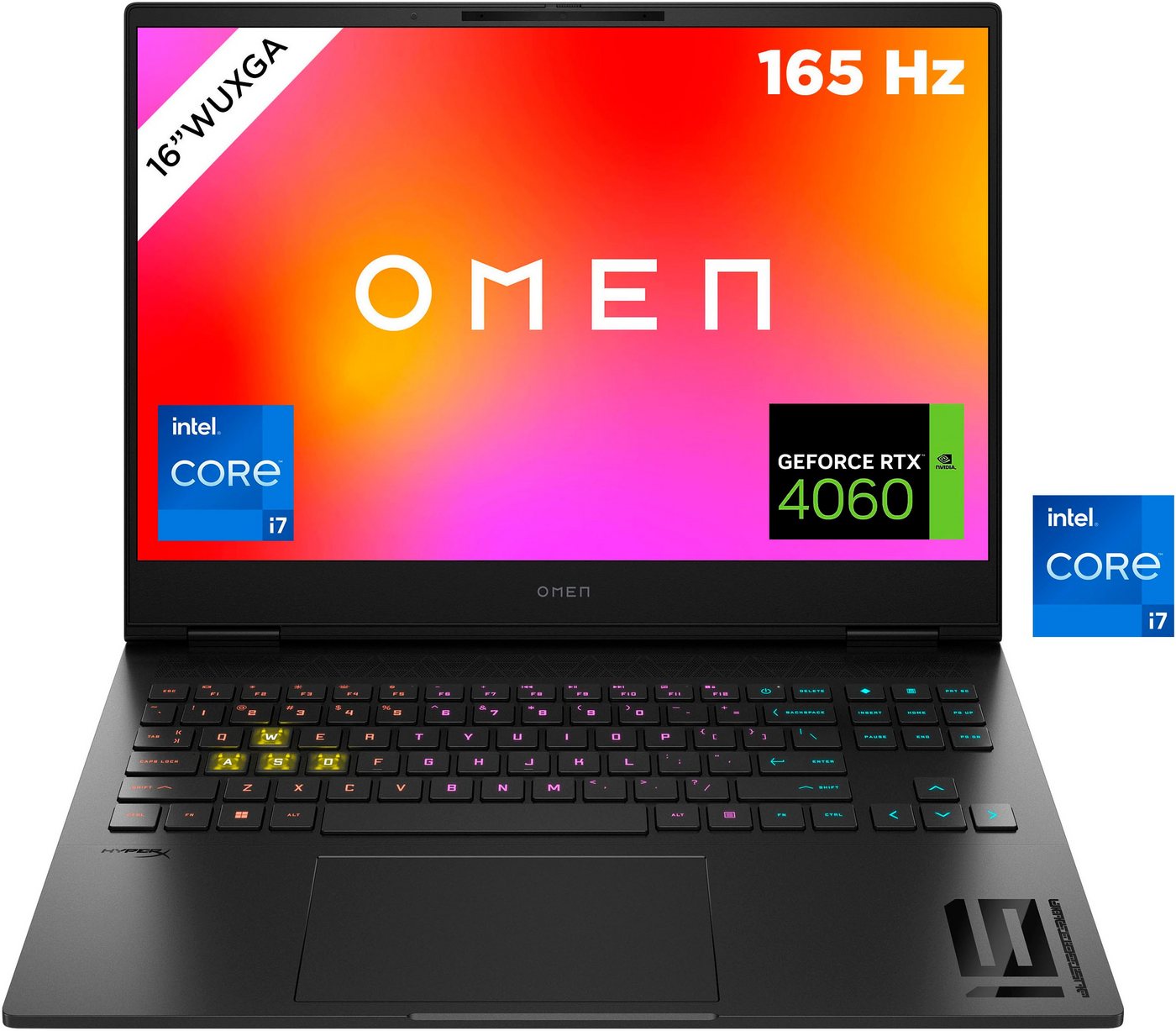 HP OMEN 16-u1073ng Gaming-Notebook (40,9 cm/16,1 Zoll, Intel Core i7 14700HX, GeForce RTX 4060, 1000 GB SSD) von HP