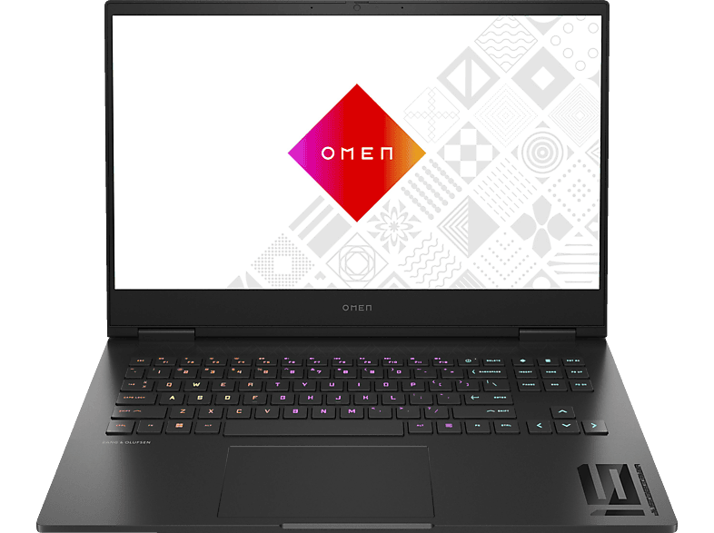 HP OMEN 16-xd0373ng, Notebook, mit 16,1 Zoll Display, AMD Ryzen™ 7,7840HS Prozessor, 16 GB RAM, 512 SSD, NVIDIA GeForce RTX™ 4060, Schwarz, Windows 11 Home (64 Bit) von HP