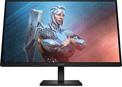 HP OMEN 27 Gaming Monitor - 27 Zoll Bildschirm, FHD Display, 165Hz, AMD FreeSync Premium, 1 ms Reaktionszeit, 2x HDMI 2.0, Display Port 1.4, Audioausgang, schwarz von HP