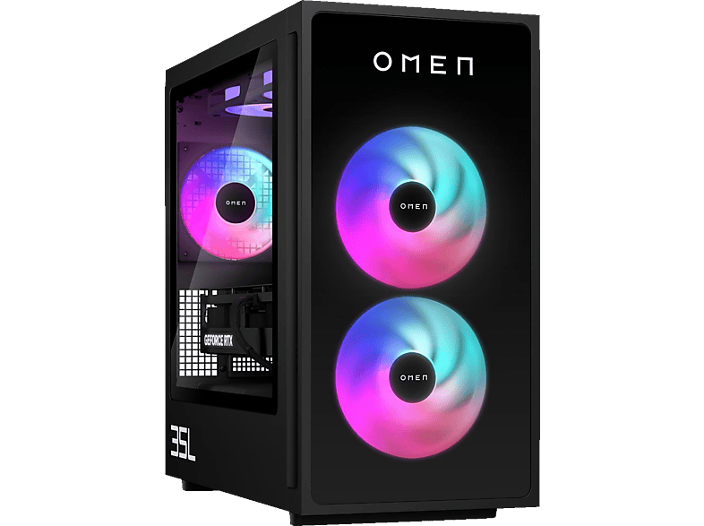 HP OMEN GT16-0372NG, Gaming PC mit Intel® Core™ i7 i7-14700F Prozessor, 32 GB RAM, 1 TB SSD, NVidia GeForce RTX™ 4060 Ti, Windows 11 Home von HP