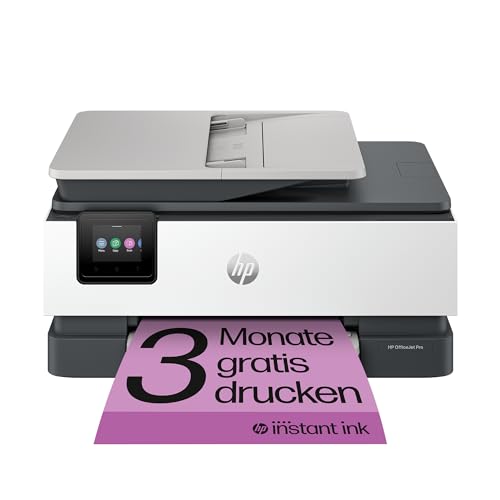 HP OfficeJet Pro 8132e Multifunktionsdrucker, 3 Monate gratis drucken mit HP Instant Ink inklusive, HP+, Drucker, Scanner, Kopierer, Fax, WLAN, LAN, Duplex, HP ePrint, Airprint, Basalt von HP
