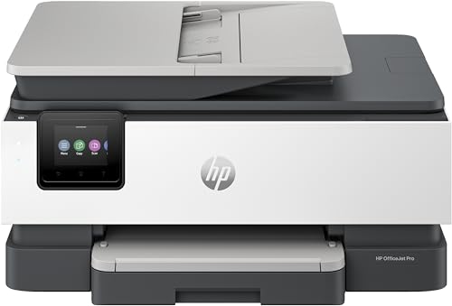 HP OfficeJet Pro 8134e 40Q46B Multifunktionsdrucker mit Tintenstrahldrucker A4, automatische Vorder- und Rückseite, 20 ppm, WLAN, Smart, 3 Monate Instant Ink-Tinte, inklusive, grau von HP