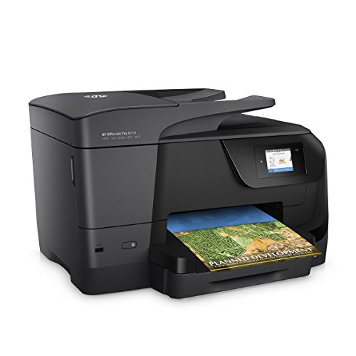 HP OfficeJet Pro 8710 Multifunktionsdrucker (Instant Ink, Drucker, Scanner, Kopierer, Fax, WLAN, LAN, Duplex, Airprint) von HP