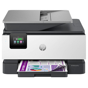 HP OfficeJet Pro 9120e All-in-One 4 in 1 Tintenstrahl-Multifunktionsdrucker grau, HP Instant Ink-fähig von HP