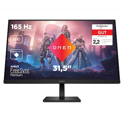 HP Omen 32q 80cm (31,5") QHD IPS Monitor 16:9 HDMI/DP 165Hz 400cd/m² FreeSync von HP