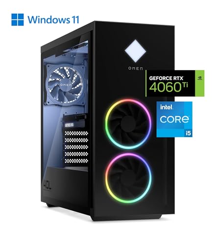 HP Omen GT21-2000ns Intel® Core™ i5 i5-14400F 16 GB DDR4-SDRAM 1000 GB SSD NVIDIA GeForce RTX 4070 Desktop PC Windows 11 Home von HP