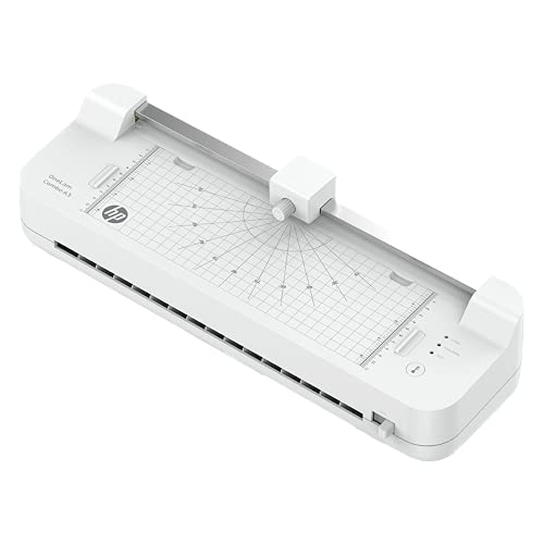 HP OneLam Combo A3, Laminiergerät, 75/80 - 125 Micron, inklusive Integriertes Schneidegerät, Eckenabrunder und Laminierfolien, 3162 von HP