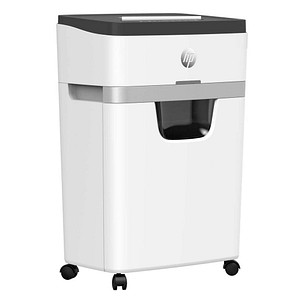 HP OneShred 18CC Aktenvernichter mit Partikelschnitt P-4, 4 x 35 mm, bis 18 Blatt, weiß von HP