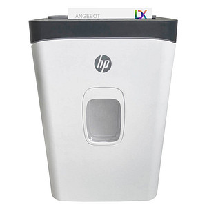 HP OneShred Auto 200CC Aktenvernichter mit Partikelschnitt P-4, 4,3 x 12 mm, bis 200 Blatt, weiß HP OneShred Auto 200CC Aktenvernichter mit Partikelschnitt P-4, 4,3 x 12 mm, bis 200 Blatt, weiß von HP