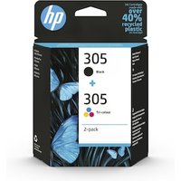 HP Original 305 Druckerpatrone 3-farbig C/M/Y + schwarz (6ZD17AE) Instant Ink von HP