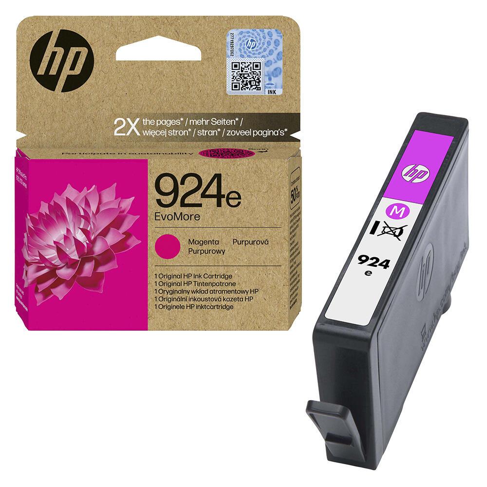 HP Original 924e EvoMore Druckerpatrone (4K0U8NE) magenta von HP Inc.