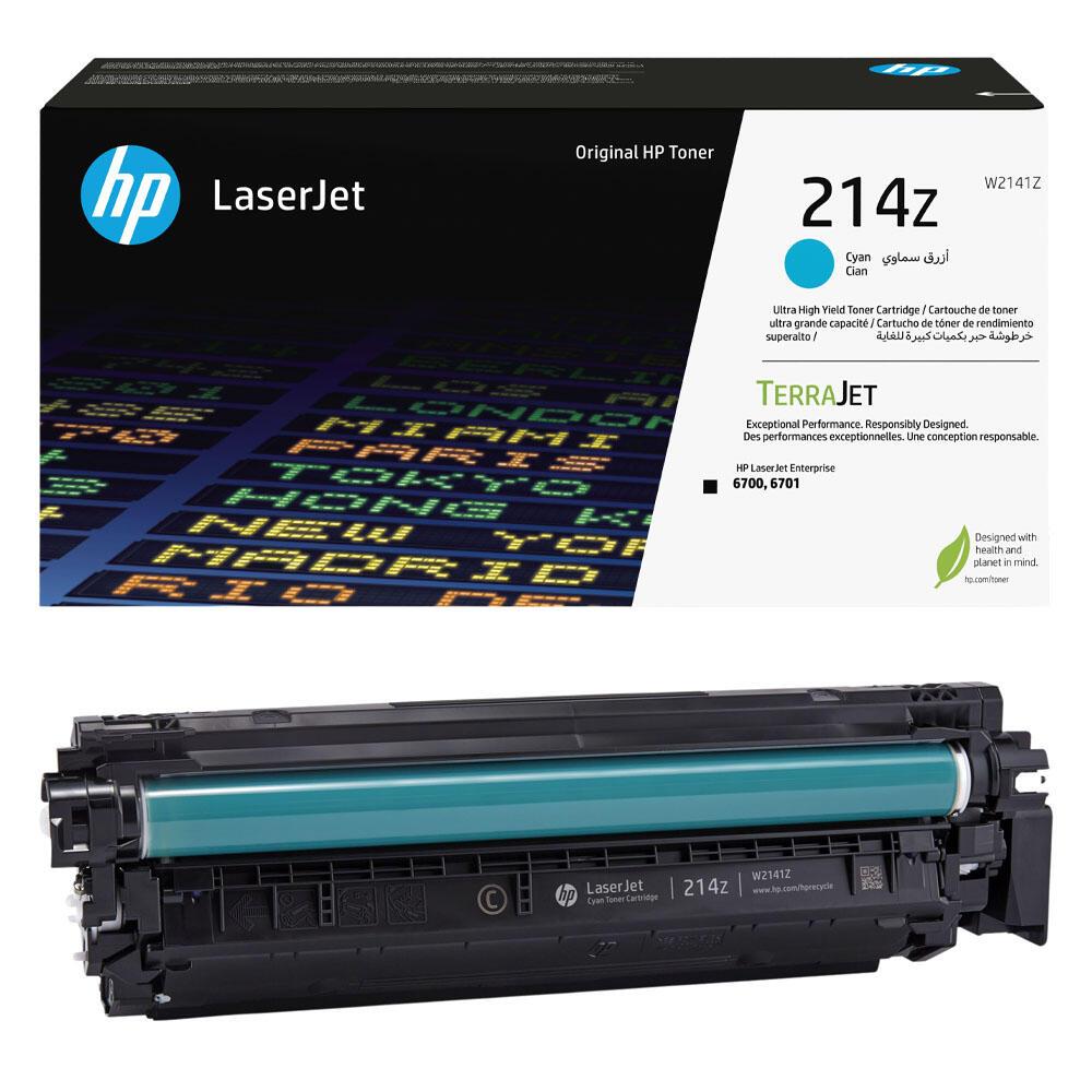 HP Original Toner 214Z (W2141Z) cyan von HP Inc.