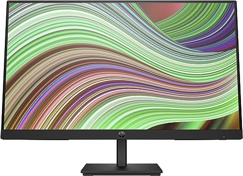 HP P24v G5 - P-Series - LED-Monitor - 60.5 cm (23.8") - 1920 x 1080 Full HD (1080p) @ 75 Hz - VA - 250 cd/m² - 3000:1-5 ms - HDMI, VGA - schwarzer Ständer, schwarzer Kopf von HP