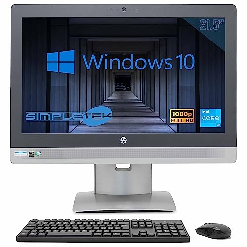 HP PC Computer Desktop All-in-One Pro One 600 G2 Display 21,5 Zoll FHD Intel i3 6100 3,7 GHz DDR4 Win 10 Pro Work (überholt) (ohne Set Maus und Tastatur, 16 GB RAM SSD 960 GB) von HP