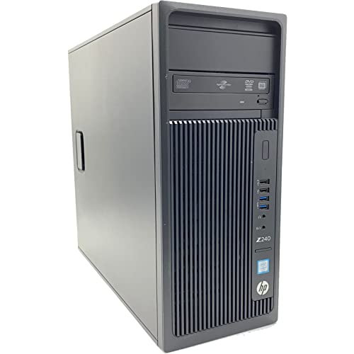 HP PC Computer Workstation Z240 Tower Intel Core i7-6700 RAM 8GB DDR4 ECC SSD 240GB DVD-ROM Windows 10 Pro (Generalüberholt) von HP