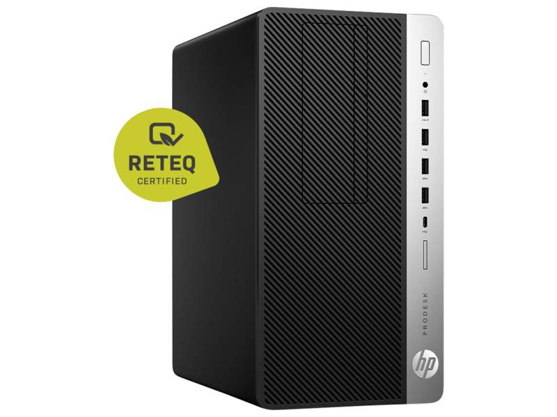 HP PC ProDesk 600 G4, Intel Celeron, 8GB RAM, 256GB SSD, Win10P, Refurbished von HP