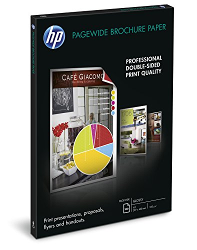 HP PageWide A3 Broschüren Druckerpapier (100 Blatt, DIN A3, Glossy) von HP