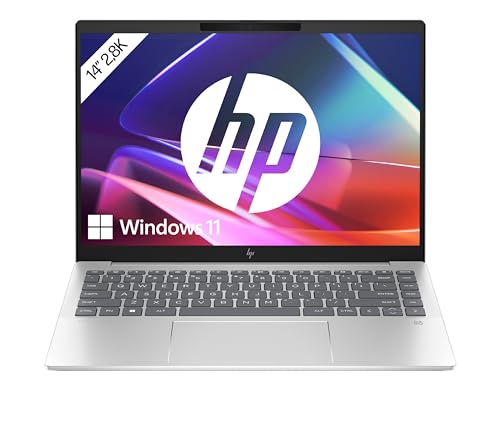 HP Pavilion Plus Laptop, 14" 2,8K OLED Display, Intel Ultra 7-155H, 32 GB DDR5 RAM, 1 TB SSD, Intel Arc Graphics, Windows 11, QWERTZ, Silber von HP