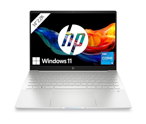 HP Pavilion Plus Laptop | 14" 2,2K Display | Intel Evo - Intel Core i5-1340P | 16 GB DDR5 RAM | 512 GB SSD | Intel Iris Xe | Windows 11 Home | QWERTZ Tastatur | Natural Silver von HP