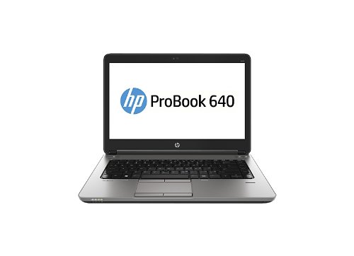 HP ProBook 640 35,6 cm (14 Zoll) Laptop (Intel Core i3 4000M, 2,4GHz, 4GB RAM, 500GB HDD, Intel HD-Grafikkarte 4600, DVD, Win 8 Pro) grau von HP