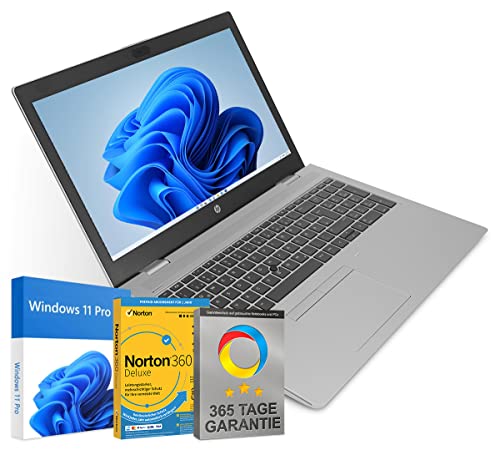 HP ProBook 650 G5 15,6 Zoll Full HD Laptop Intel Core i5-8265U@ bis zu 3,9 GHz 16 GB 512 GB SSD mit Windows 11 Pro & GRATIS Antiviren-Software HDMI inkl. 365 Tage Garantie (Generalüberholt) von HP
