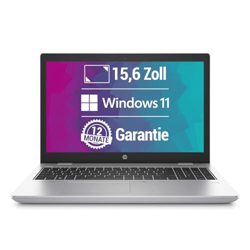 HP ProBook 650 G5 15,6 Zoll Full HD Laptop Intel Core i5-8265U@ bis zu 3,9 GHz 32 GB 1000 GB SSD mit Windows 11 Pro & GRATIS Antiviren-Software inkl. 12 Monate Garantie (Generalüberholt) von HP