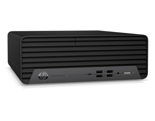 HP ProDesk 600 G6 SFF Intel Core i5 10400F 512GB SSD Festplatte 16GB Speicher Windows 11 Pro Grafikkarte AMD Radeon R5 340X Computer Mini PC (Generalüberholt) von HP
