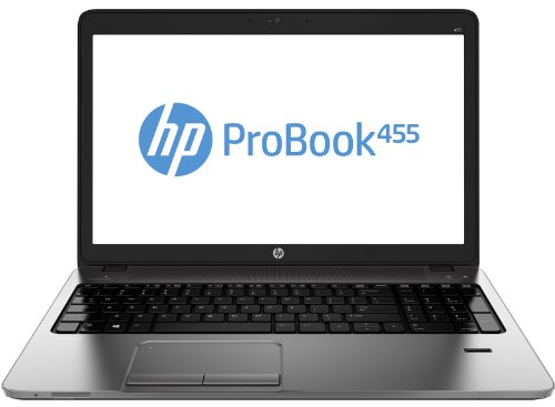 HP Probook 455 39,6 cm (15,6 Zoll) Laptop (AMD Athlon 64 4300M, 2,5GHz, 4GB RAM, 500GB HDD, AMD Radeon HD 7420G, Win 7 Pro) silber von HP