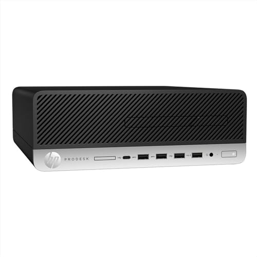 HP Prodesk SFF PC Desktop Computer PC Fester PC Intel i5, RAM 16 GB, SSD 256 GB, WiFi USB, Libre Office Paket, Win 11 Pro (Generalüberholt) von HP