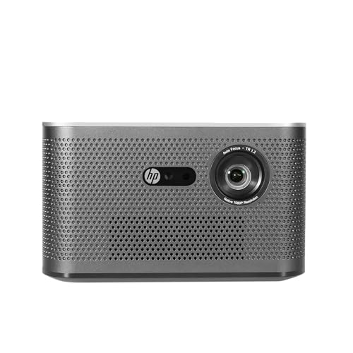 HP Projector MP2000 PRO, 1080P, 1500 LED / 650 ANSI Lumen, kabellose Konnektivität, Autofokus, Premier Sound, Bluetooth – ideal für Business, Bildung und Unterhaltung von HP Projector